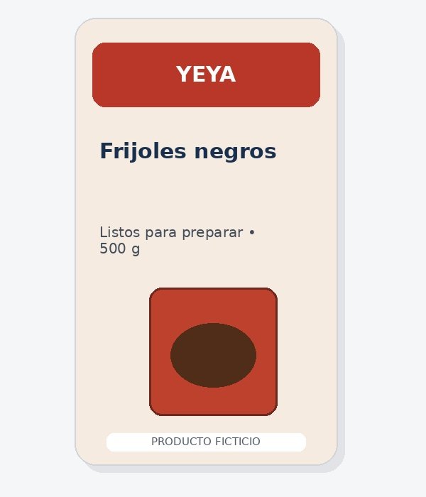Frijoles negros YEYA (500 g)