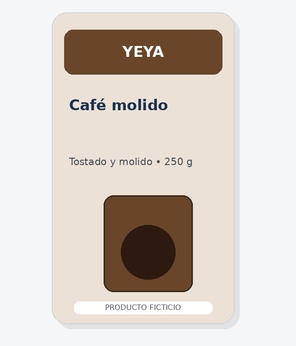 Café molido YEYA (250 g)