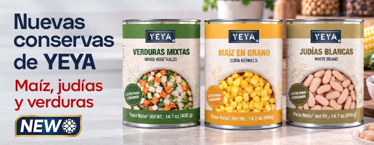 Nuevas conservas de YEYA