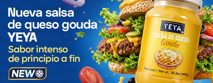 Nueva salsa de queso gouda YEYA